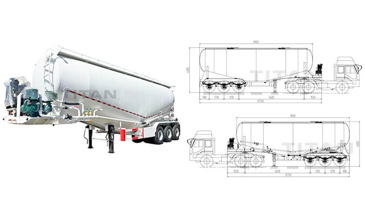45 Cbm Silobas V Type Cement Bulker for Sale in Mali
