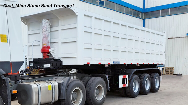 35 Cbm Coal Stone Dump Semi Trailer for Sale in Mali