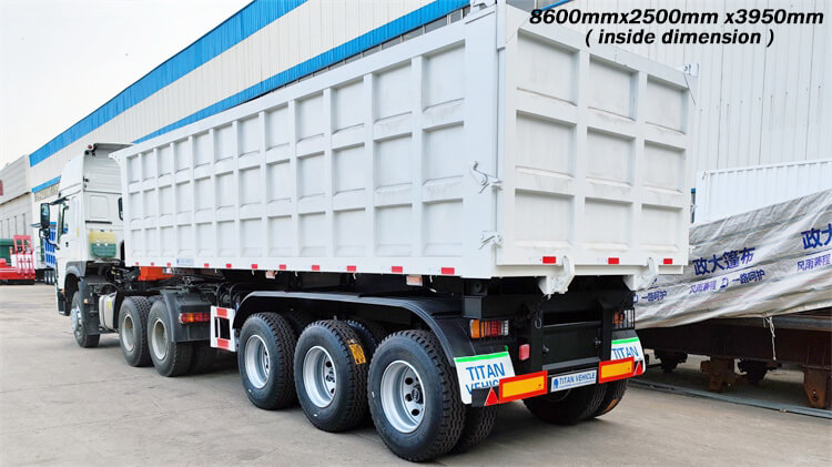 35 Cbm Coal Stone Dump Semi Trailer for Sale in Mali