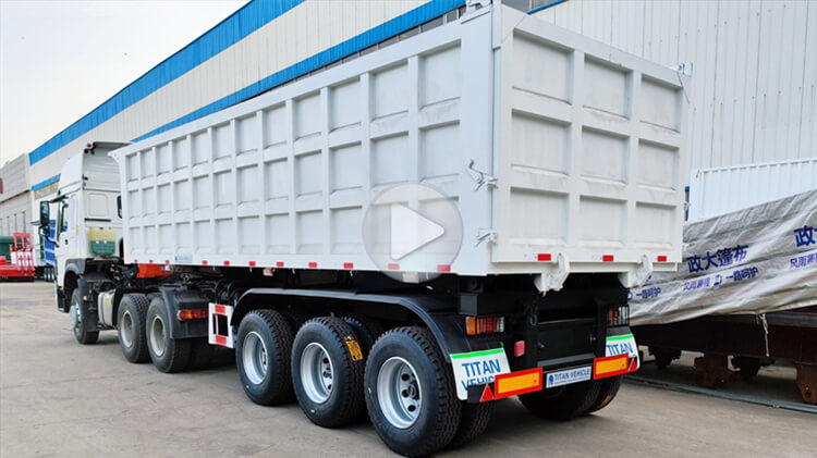 35 Cbm Coal Stone Dump Semi Trailer for Sale in Mali
