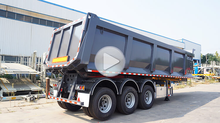 Tri Axle 60 Ton Heavy Duty Dump Trailers for Sale in Mali