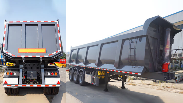 Tri Axle 60 Ton Heavy Duty Dump Trailers for Sale in Mali