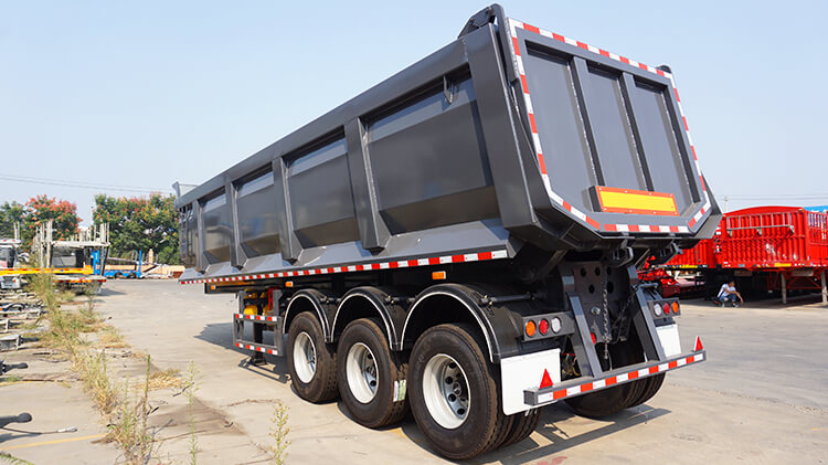 Tri Axle 60 Ton Heavy Duty Dump Trailers for Sale in Mali