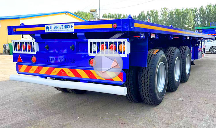 Flatbed Trailer 3 Axle | Flat Bed Trailer for Sale in Mali