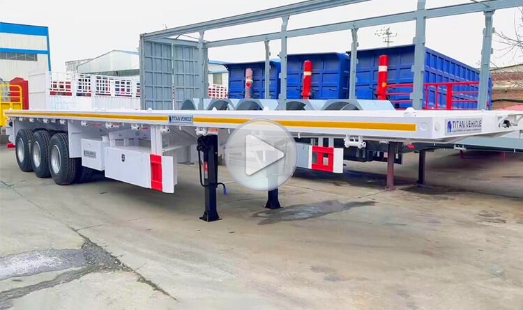 3 Axle Semi Flatbed Trailer | Flat Bed Semi Trailer for Sale in Mali