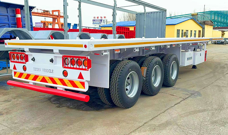 3 Axle Semi Flatbed Trailer | Flat Bed Semi Trailer for Sale in Mali
