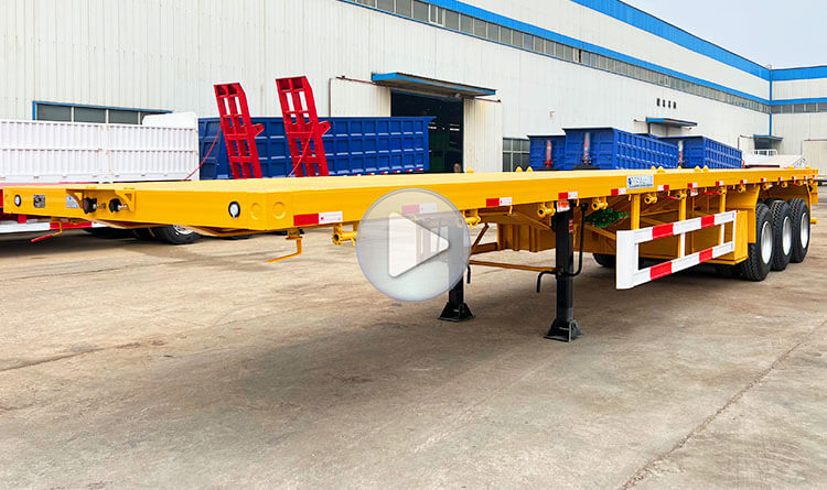 Flatbed Tractor Trailer | Flatbed Truck Trailer for Sale in Mali