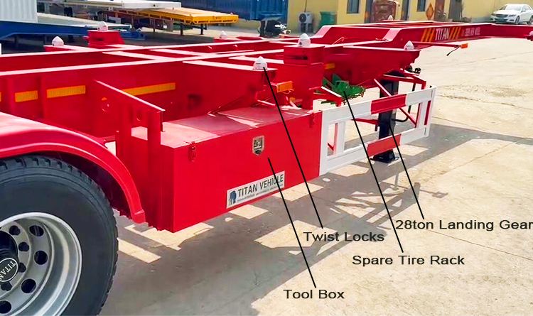 40 Foot Chassis for Sale | Skeletal Trailer in Mali