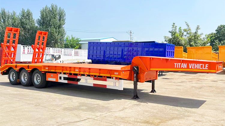 3 Axle 60ton Low Loader Trailer Truck for Sale in Mali