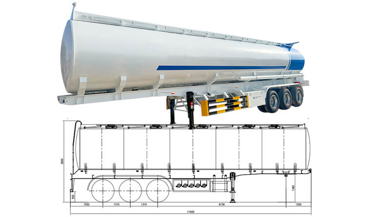 3 Axle Diesel Tanker Trailer for Sale in Mali