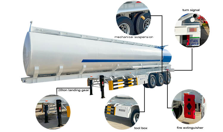 3 Axle Diesel Tanker Trailer for Sale in Mali