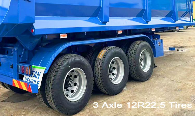 3 Axle Dumper Trailer | Dump Semi Trailer for Sale in Mali