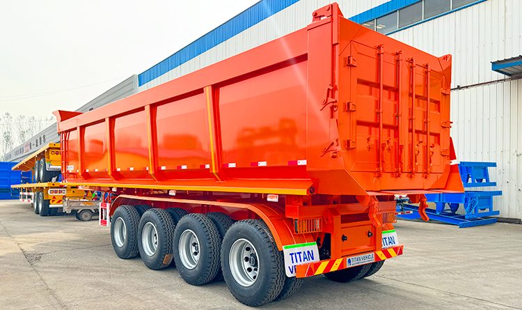 Dump Trailer for Semi Truck | End Dump Trailer for Sale in Mali
