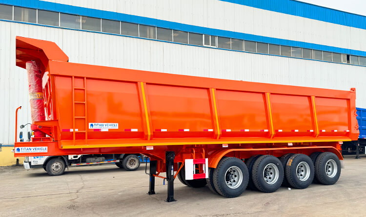 Dump Trailer for Semi Truck | End Dump Trailer for Sale in Mali