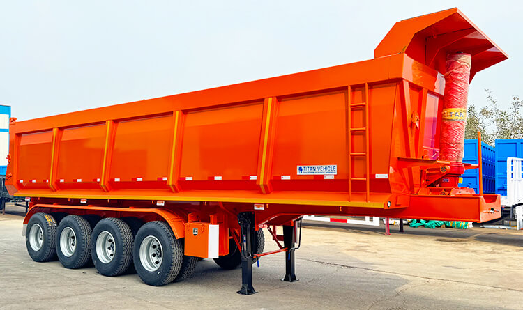 Dump Trailer for Semi Truck | End Dump Trailer for Sale in Mali