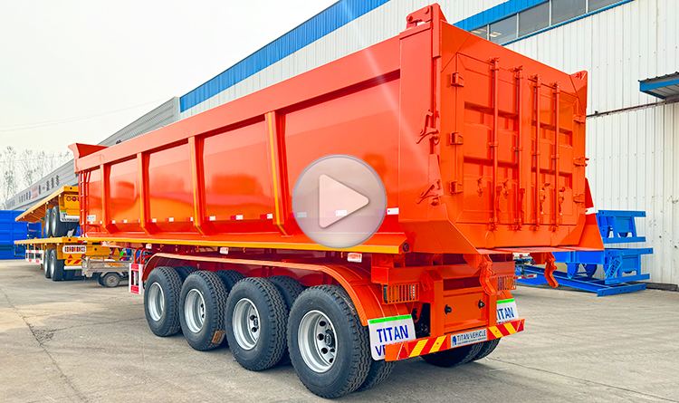 Dump Trailer for Semi Truck | End Dump Trailer for Sale in Mali