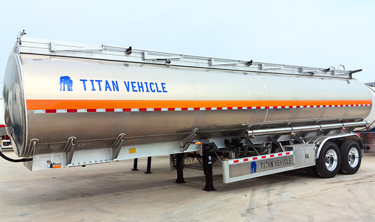 2 Axle Aluminum Tanker Trailer for Sale in Mali