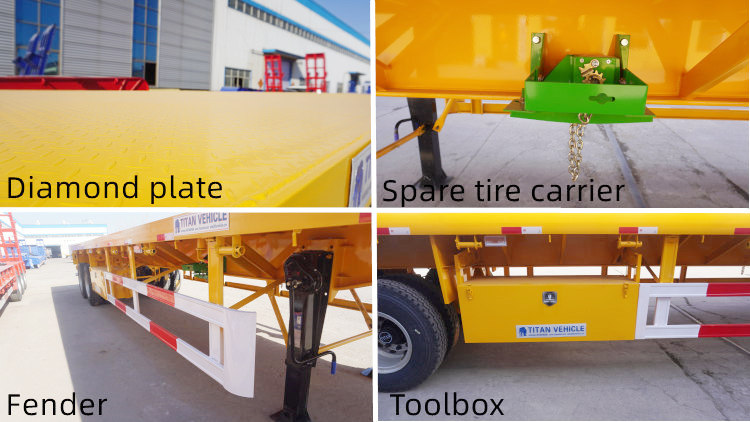 semi flatbed trailer
