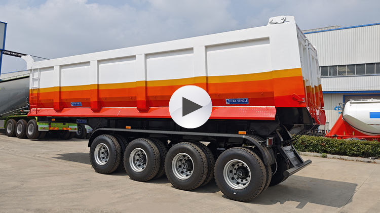 4 Axle Semi Dump Trailer for Sale