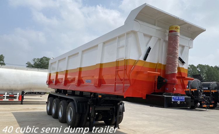 4 Axle Semi Dump Trailer for Sale