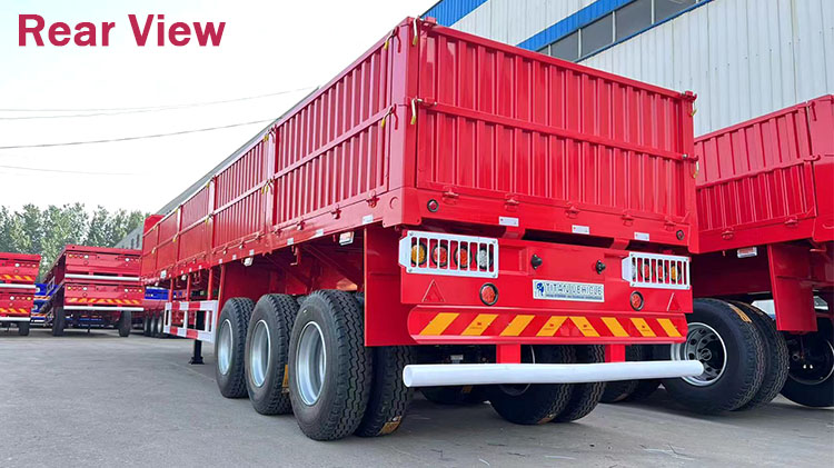 3 Axle 60 Tons Side Wall Trailer in Mali