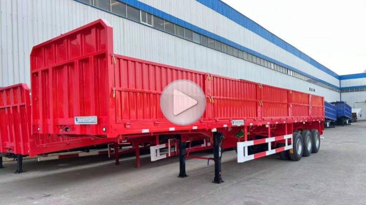 3 Axle 60 Tons Side Wall Trailer in Mali