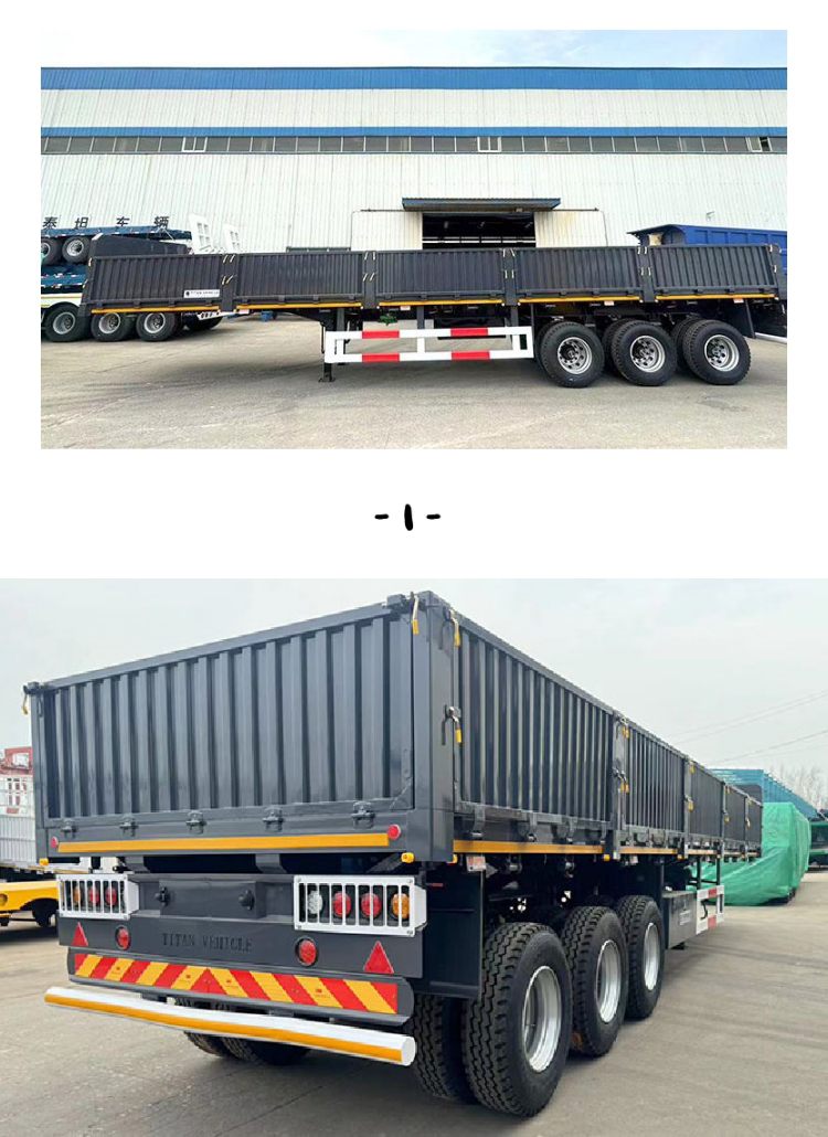 Tri Axle Side Wall Trailer Price in Mali