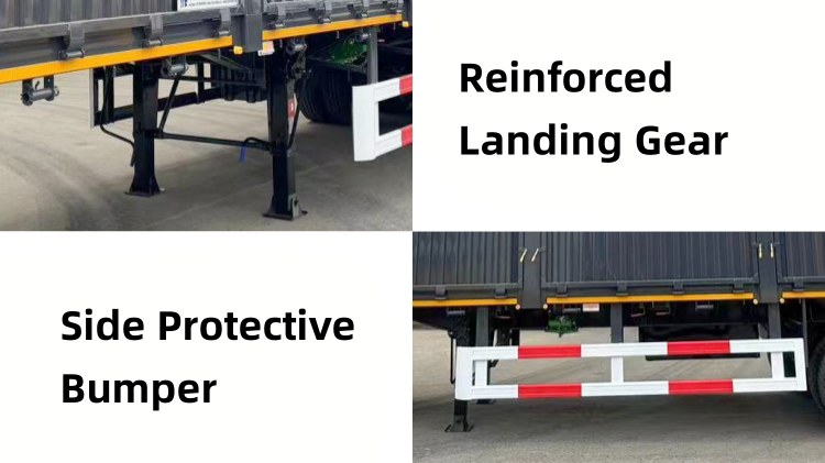 Tri Axle Side Wall Trailer Price in Mali