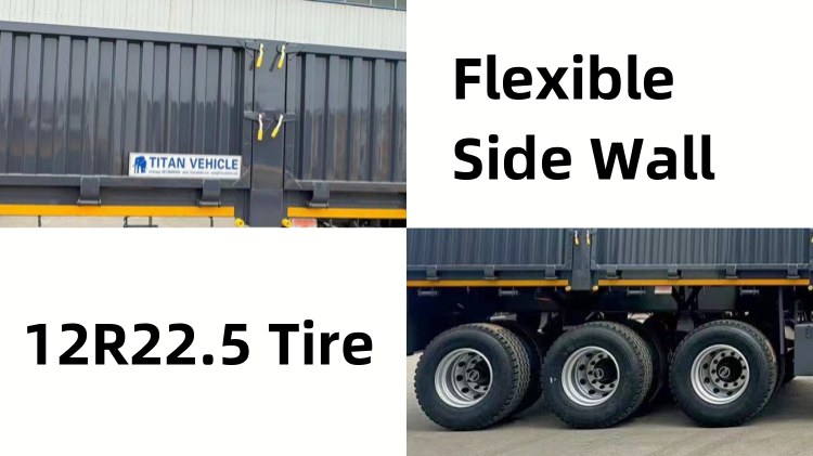 Tri Axle Side Wall Trailer Price in Mali
