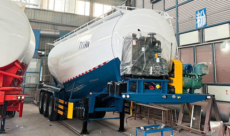 35 CBM Bulk Cement Tank Trailer for Sale in Mali