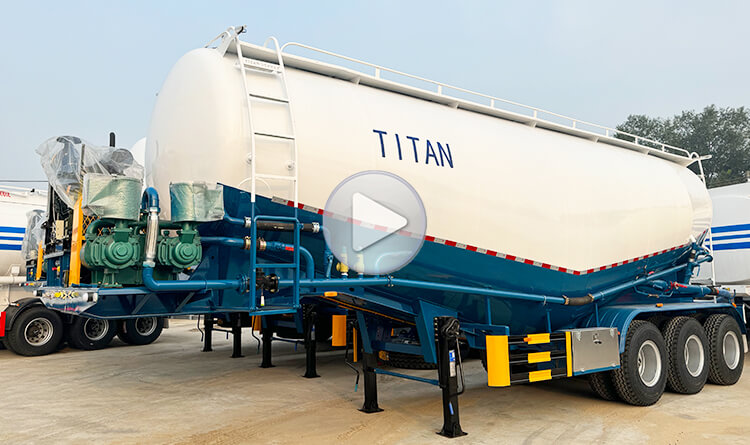 35 CBM Bulk Cement Tank Trailer for Sale in Mali