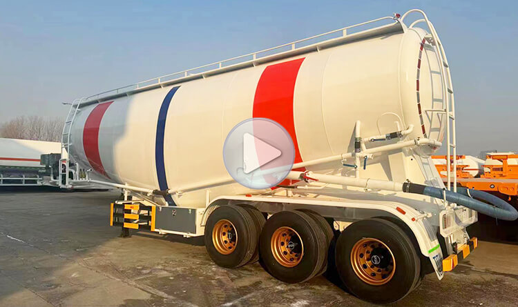 3 Axle 50 Cbm Bulk Cement Tanker for Sale in Mali