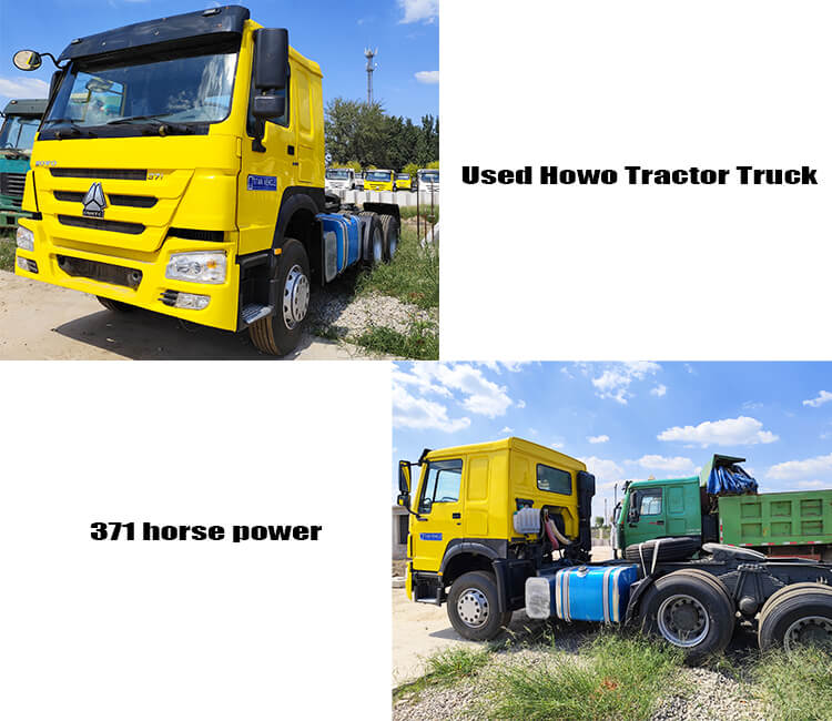 Used 371 Sinotruk Howo 6x4 Tractor Truck Price in Mali