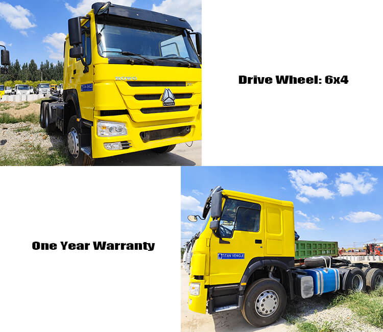 Used 371 Sinotruk Howo 6x4 Tractor Truck Price in Mali