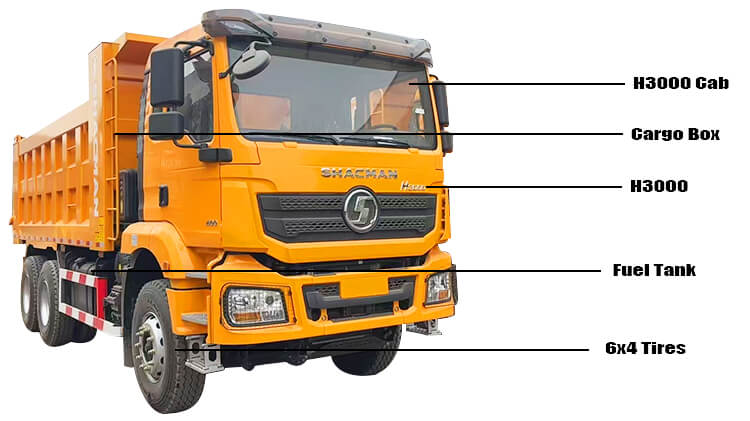 10 Tires Shacman H3000 Dump Truck for Sale in Mali