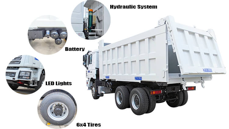 6x4 Shacman F3000 Dump Truck Price in Mali