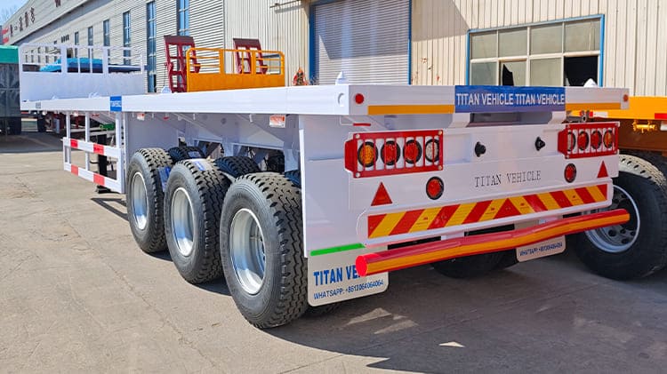 Flatbed Container Truck Trailer for Sale in Mali