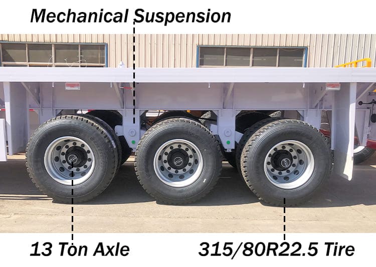Flatbed Container Truck Trailer for Sale in Mali