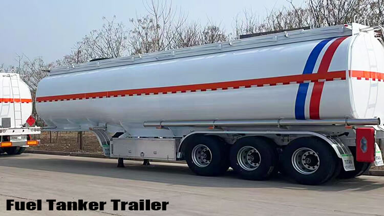 3 Axle 45000 Liters Fuel Tanker Semi Trailer for Sale Price in Mali
