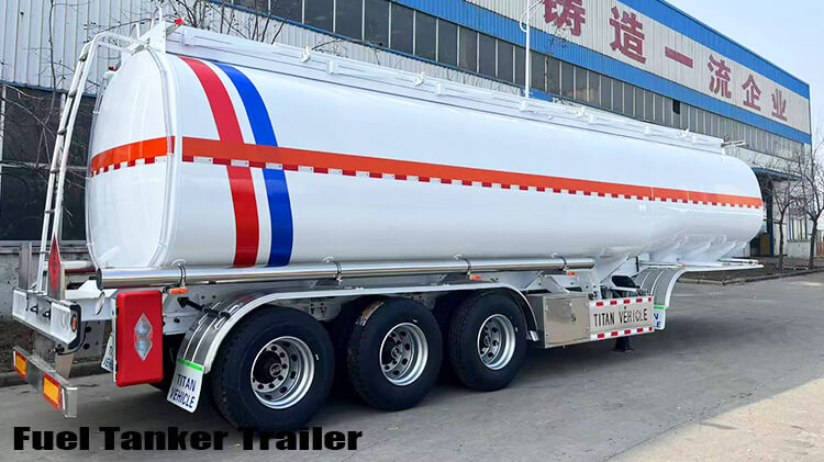 3 Axle 45000 Liters Fuel Tanker Semi Trailer for Sale Price in Mali