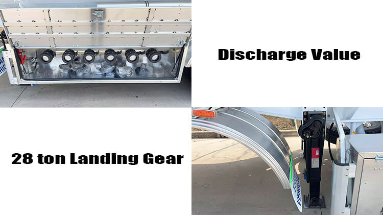 3 Axle 45000 Liters Fuel Tanker Semi Trailer for Sale Price in Mali