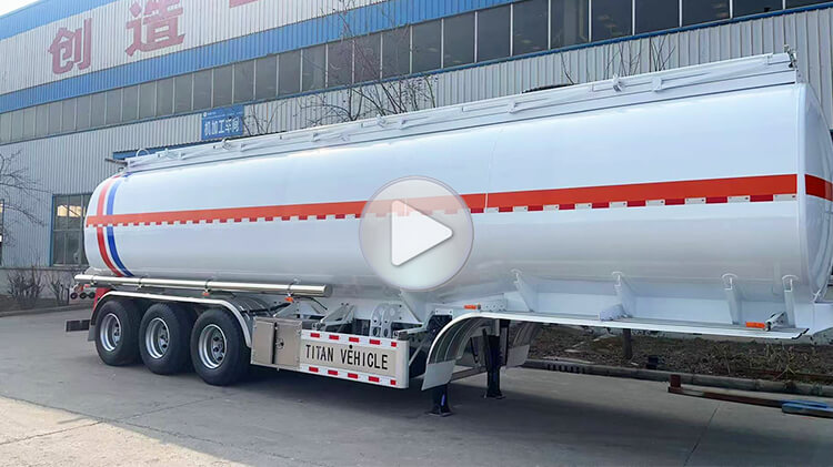 3 Axle 45000 Liters Fuel Tanker Semi Trailer for Sale Price in Mali