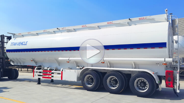 3 Axle Oil Diesel Tanker Trailer for Sale in Mali