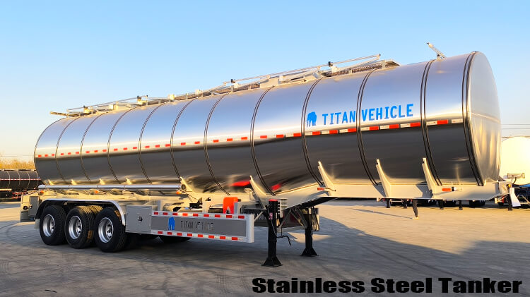 3 Axle Stainless Steel Tanker Trailer for Sale in Mali