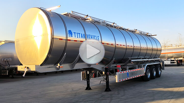 3 Axle Stainless Steel Tanker Trailer for Sale in Mali