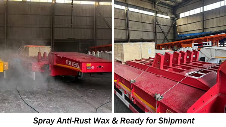 3 Axle Low Bed Semi Trailer Truck for Sale in Mali
