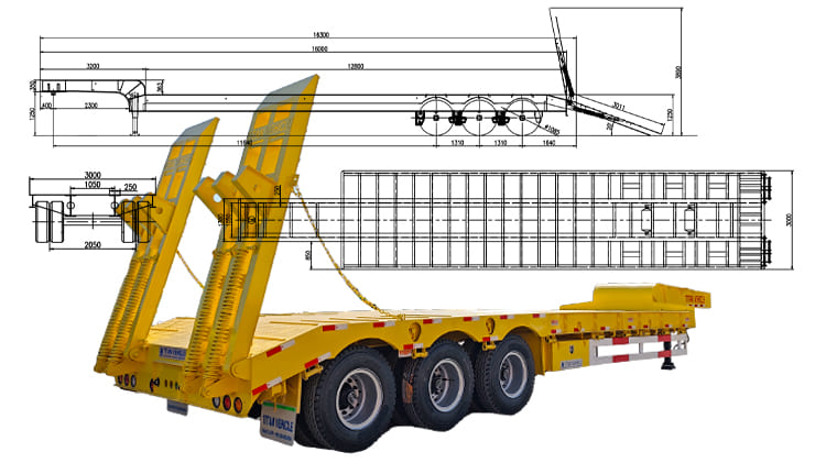 Low Loader Semi Trailer for Sale in Bamako Mali