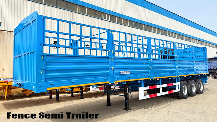 3 Axle Fence Cargo Trailer for Sale in Mali
