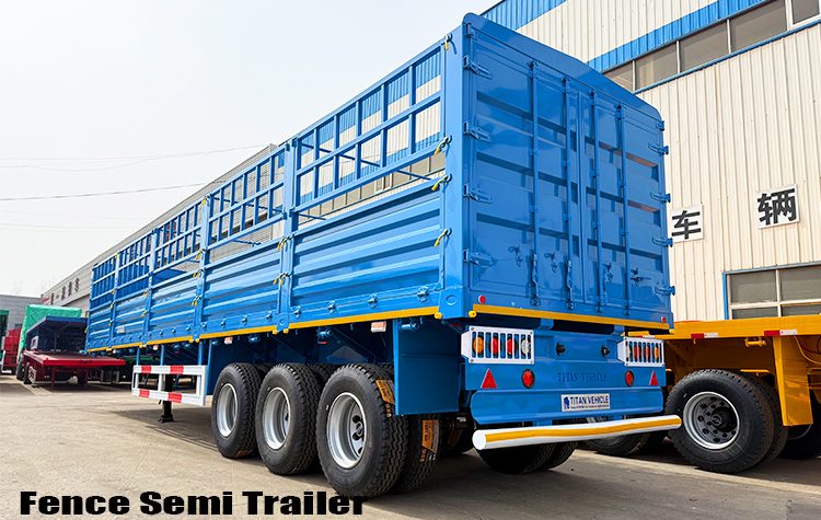 3 Axle Fence Cargo Trailer for Sale in Mali
