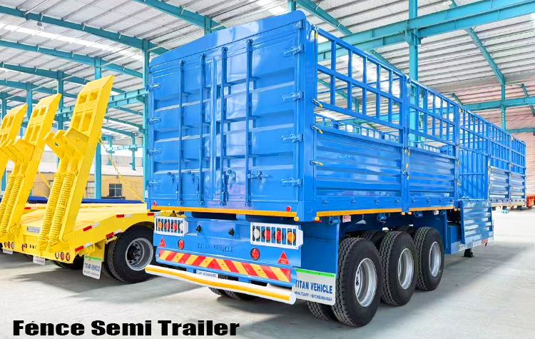 3 Axle Fence Cargo Trailer for Sale in Mali